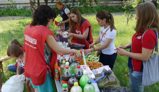 Social project in Kiev, Ukraine